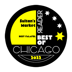 We won Best Falafel 2022 by Chicago Reader