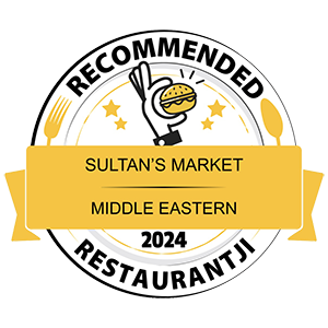 We were recommended as the 2024 Best Middle Eastern Restaurant.